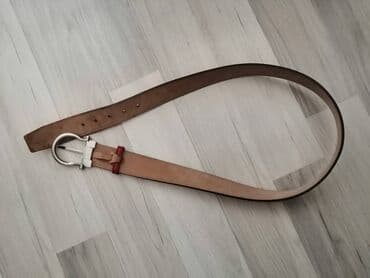 Άλλα: Κόκκινη δερμάτινη ζώνη Salvatore Ferragamo σε πολύ καλή κατάσταση — 4
