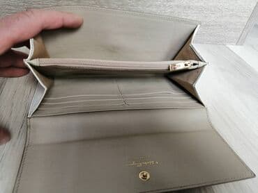 Άλλα: Πορτοφόλι Salvatore Ferragamo. Δέρμα. Πολύ καλή κατάσταση. Διαστάσεις — 7