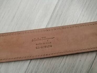 Άλλα: Κόκκινη δερμάτινη ζώνη Salvatore Ferragamo σε πολύ καλή κατάσταση — 5