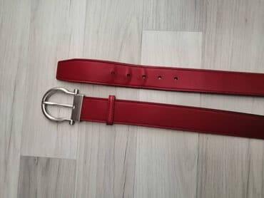 Άλλα: Κόκκινη δερμάτινη ζώνη Salvatore Ferragamo σε πολύ καλή κατάσταση — 3