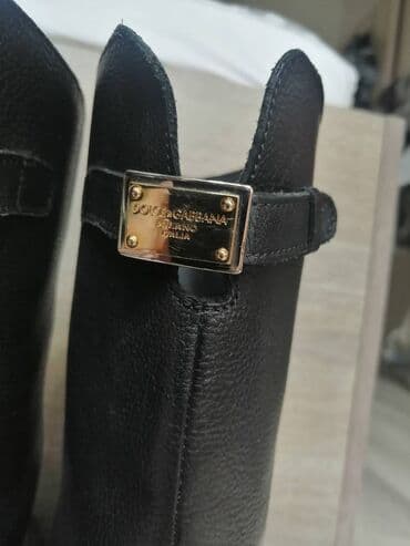 Γυναικεία είδη Υπόδησης: Dolce & Gabbana αυθεντικές μπότες. Δέρμα. Πολύ καλή κατάσταση — 5