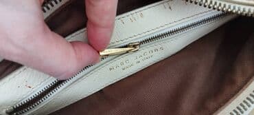 Άλλα: Τσάντα Marc Jacobs. Vintage. Καλή κατάσταση. Δερμάτινο σε μπεζ χρώμα — 3