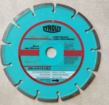 Άλλα: Πωλείται Δίσκος ξηρής κοπής TYROLIT 200 mm - tyrolit.com Για at lalafo.gr Άλλα: Πωλείται Δίσκος ξηρής κοπής TYROLIT 200 mm - tyrolit.com Για