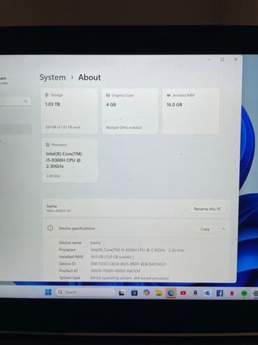Intel Core i5, 16 GB OZU, 15.6 " at lalafo.gr Intel Core i5, 16 GB OZU, 15.6 "