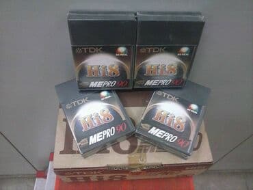 ΚΑΣΕΤΕΣ ΚΑΜΕΡΑΣ Hi 8 TDK 90 λεπτών διάρκεια. Όλες μέσα στην at lalafo.gr ΚΑΣΕΤΕΣ ΚΑΜΕΡΑΣ Hi 8 TDK 90 λεπτών διάρκεια. Όλες μέσα στην