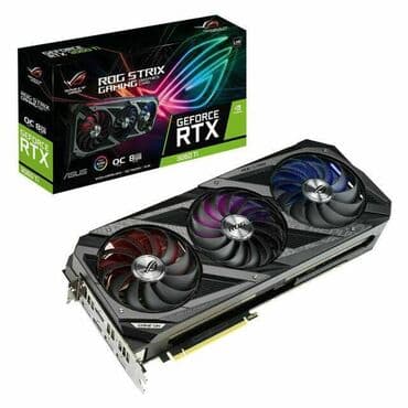 Κάρτες βίντεο & Κάρτες Ήχου: ASUS ROG Strix NVIDIA GeForce RTX 3060 Ti V2, 8GB GDDR6 Κάρτα Γραφικών at lalafo.gr Κάρτες βίντεο & Κάρτες Ήχου: ASUS ROG Strix NVIDIA GeForce RTX 3060 Ti V2, 8GB GDDR6 Κάρτα Γραφικών